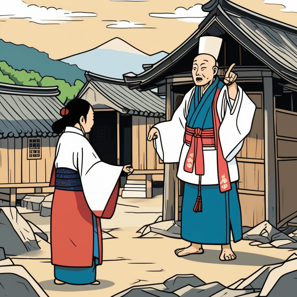 애! 버려진 리(마을)에서 지낸 널(너)! 여기 원주민이 살고 있었구나!