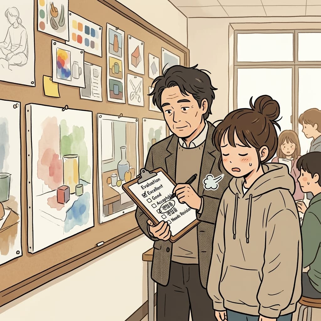 그녀의 작업은 완벽하진 않았지만 최종 검토를 통과할 만큼은 괜찮았다. (→ accept(받아들이다) + able(가능한))