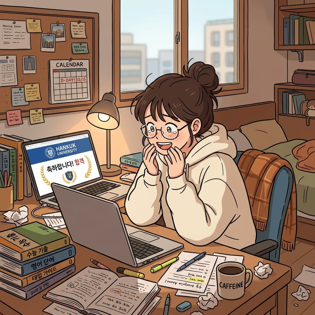 그 대학은 수개월의 기다림 끝에 그의 지원서를 받아들였다.