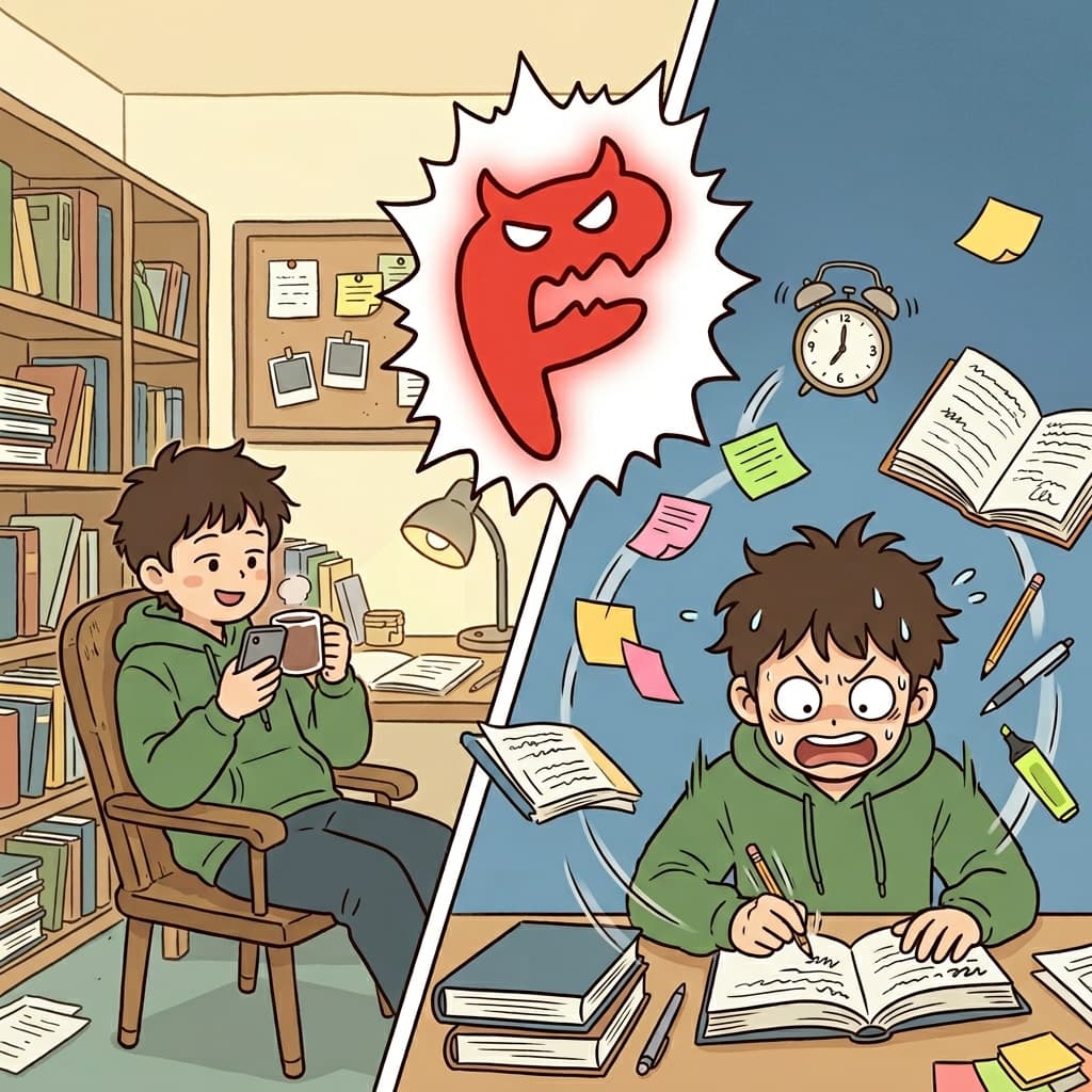 그는 시험이 어려울 것이라는 걸 깨닫고 그에 맞게 공부했다. (어코딩리 → “코드(code) 맞춰 가는 느낌” → 상황에 맞게 행동하거나 조정하는 것)