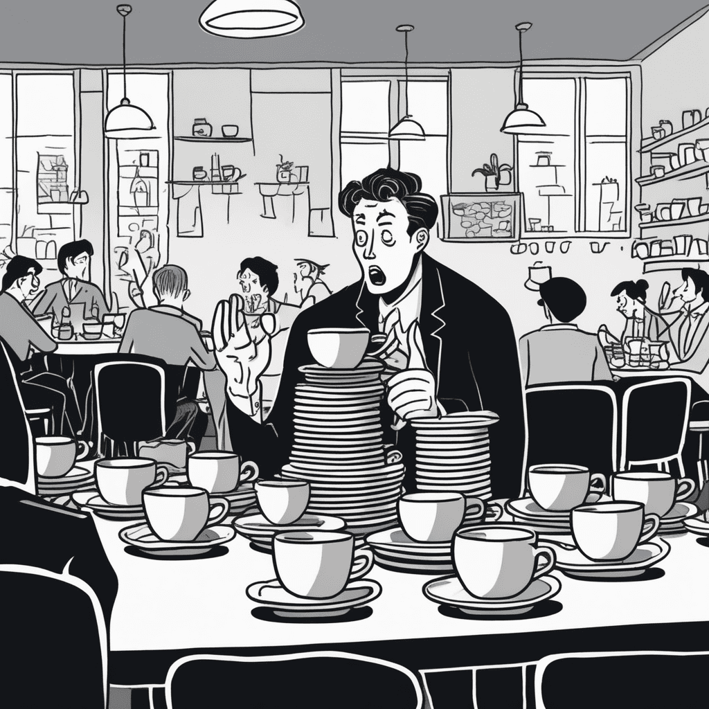 어! 딱 티(tea)만 드셨는데... 완전히 중독되셨네요!