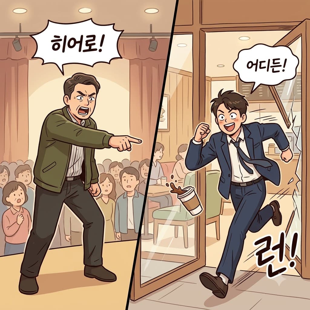 "어디(ad)든 히어(here)로 런(rent)해!" 지도자의 부름을 듣고, 열성적인 추종자(adherent)는 도시를 가로질러 전력 질주했다.