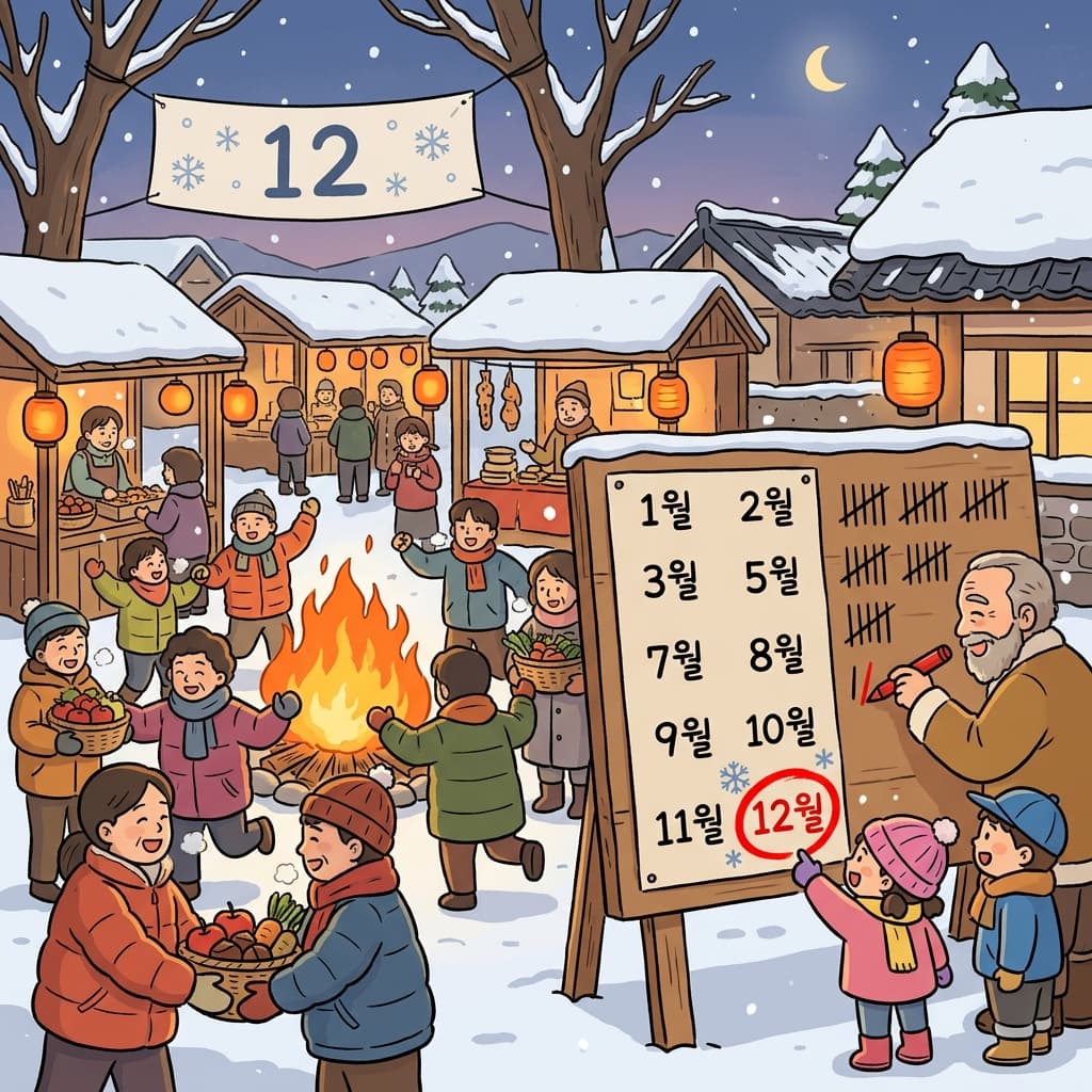 마을은 매년 12월마다 추수 축제를 빠짐없이 연다.
