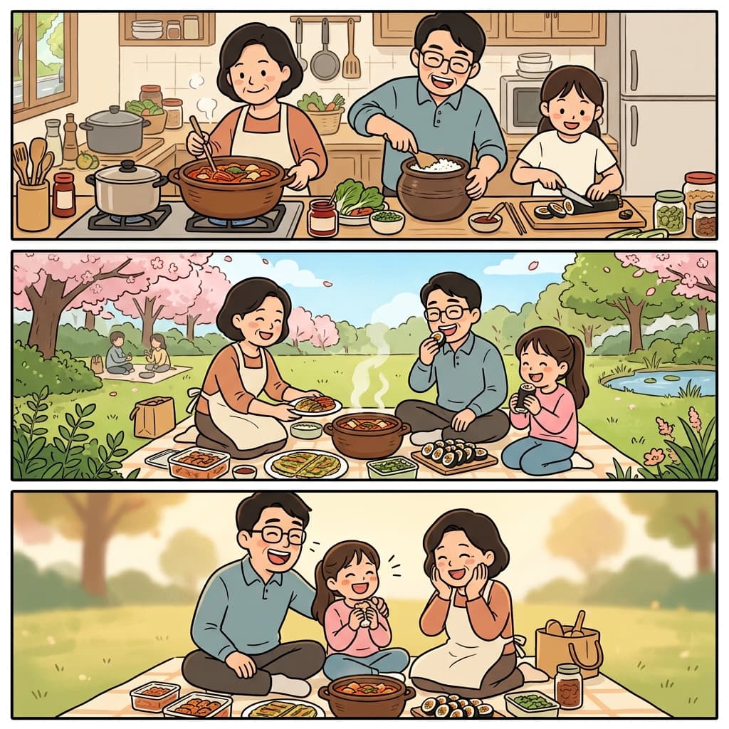 정통 음식의 진정성은 소풍을 정말 멋진 추억으로 만들었다.