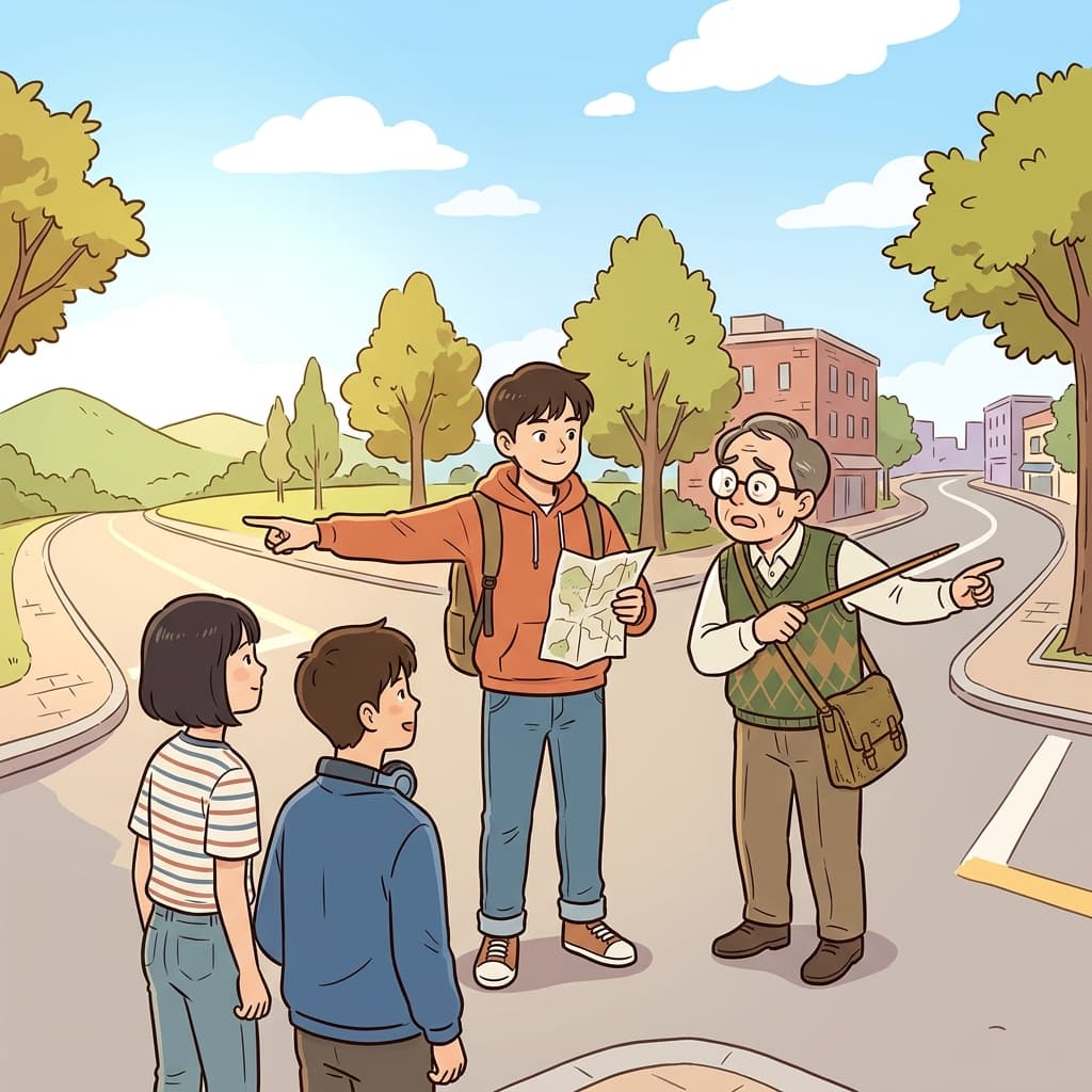 젊은 지도자는 조언자의 지도를 받아 들고 스스로 길을 선택하며 자율성을 보였다.