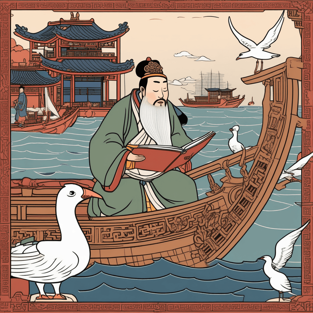 배에 태워서 너를 시 읽으며 멀리 보내겠다! 추방이다!