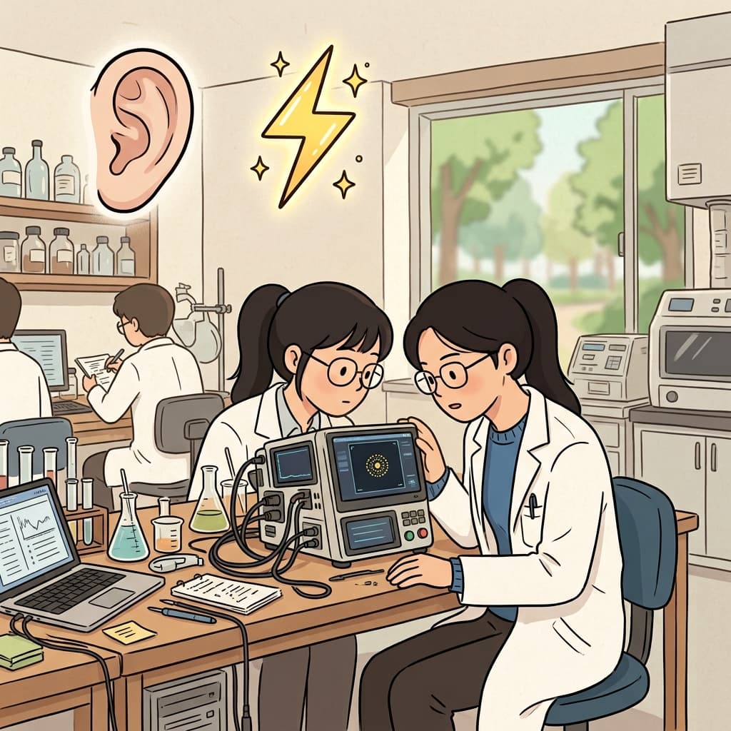 실험 장비는 아주 작은 입자 하나에도 민감하게 반응했다.