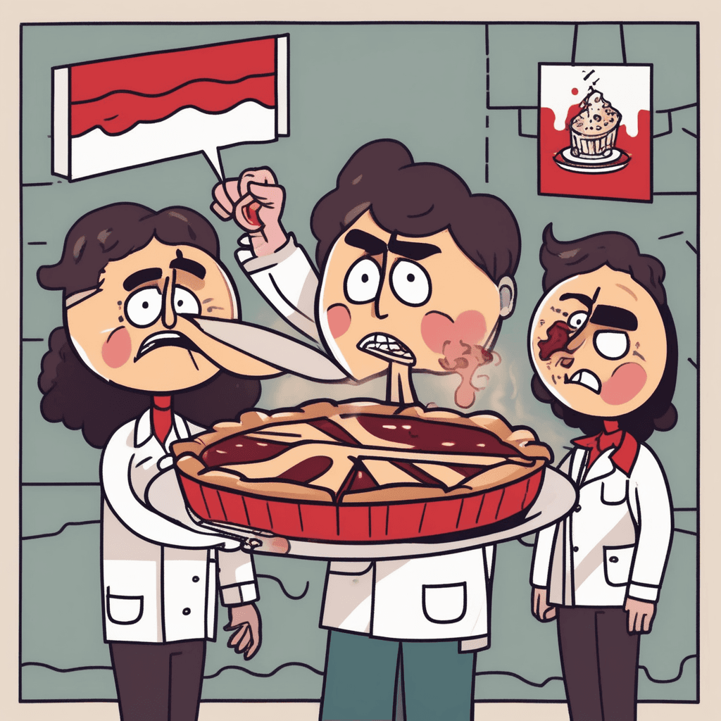 빌려준 파이가 기준선 아래로! 맛없어서 기준 이하야!