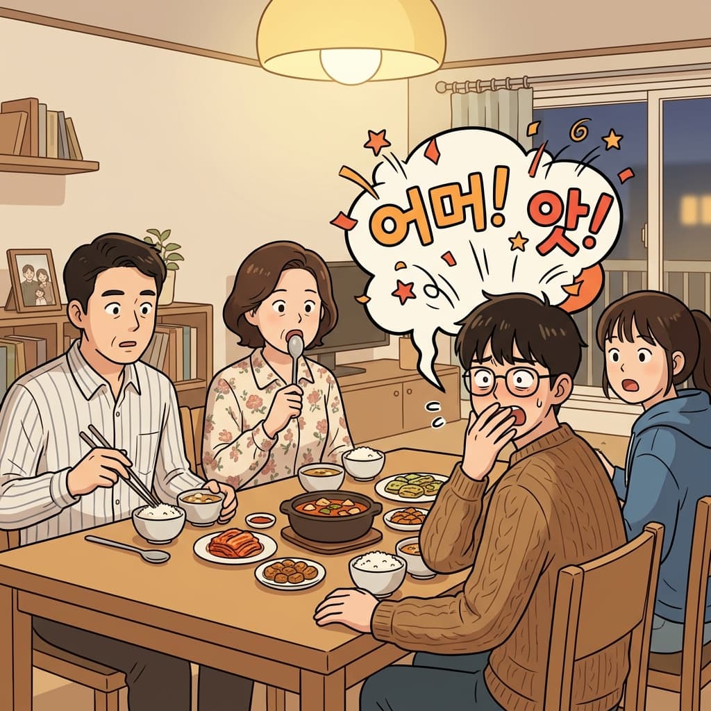 그는 저녁 식사 자리에서 비밀을 그만 불쑥 말해버렸다.