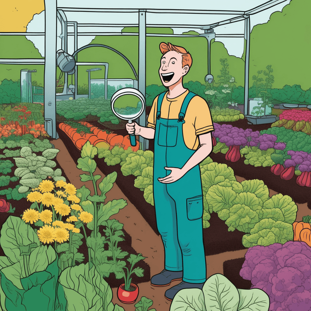 밭에서 니가 식물을 연구하네! 바터니(botany)!