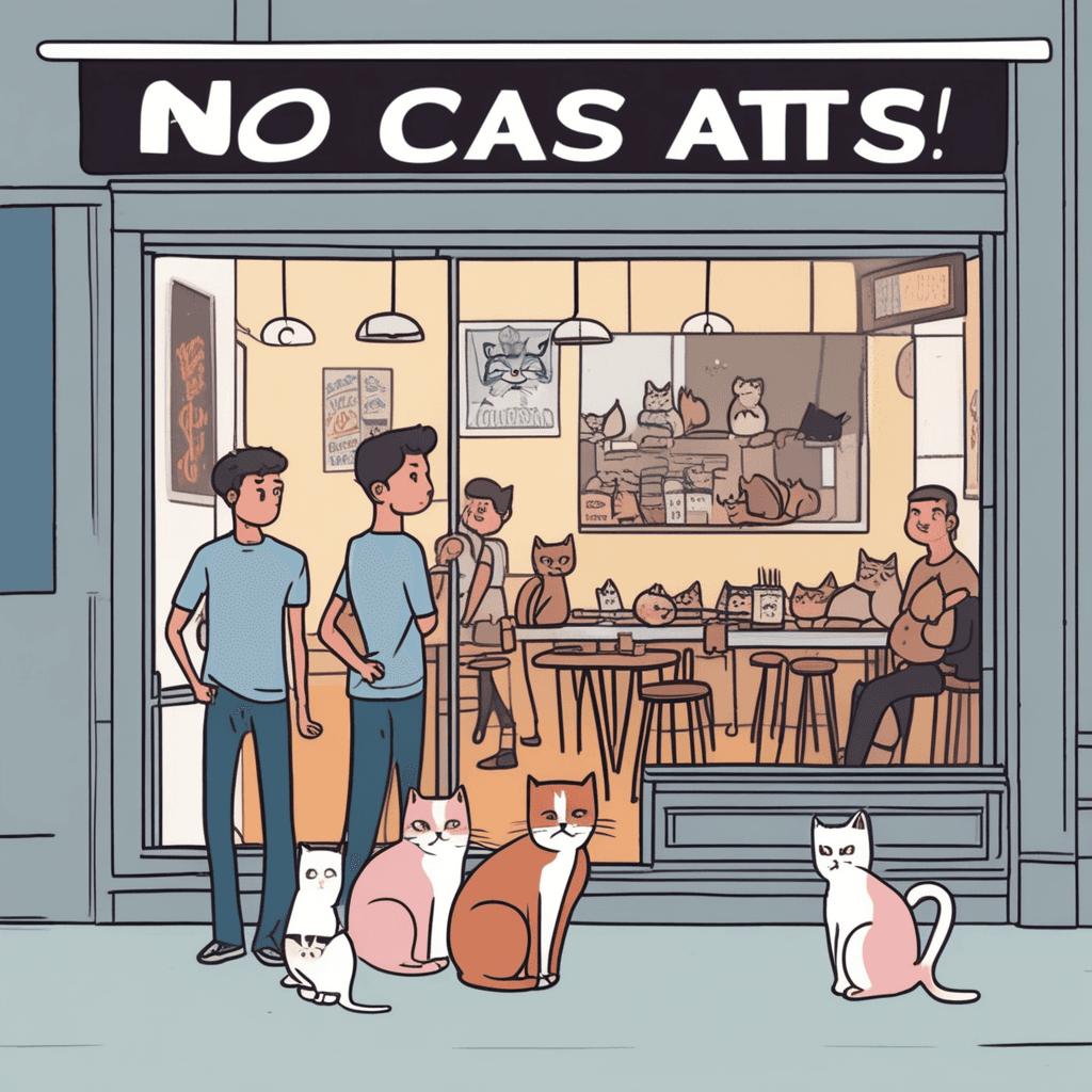 보이가 캣(cat) 카페를 단호히 거부! 보이콧이야!