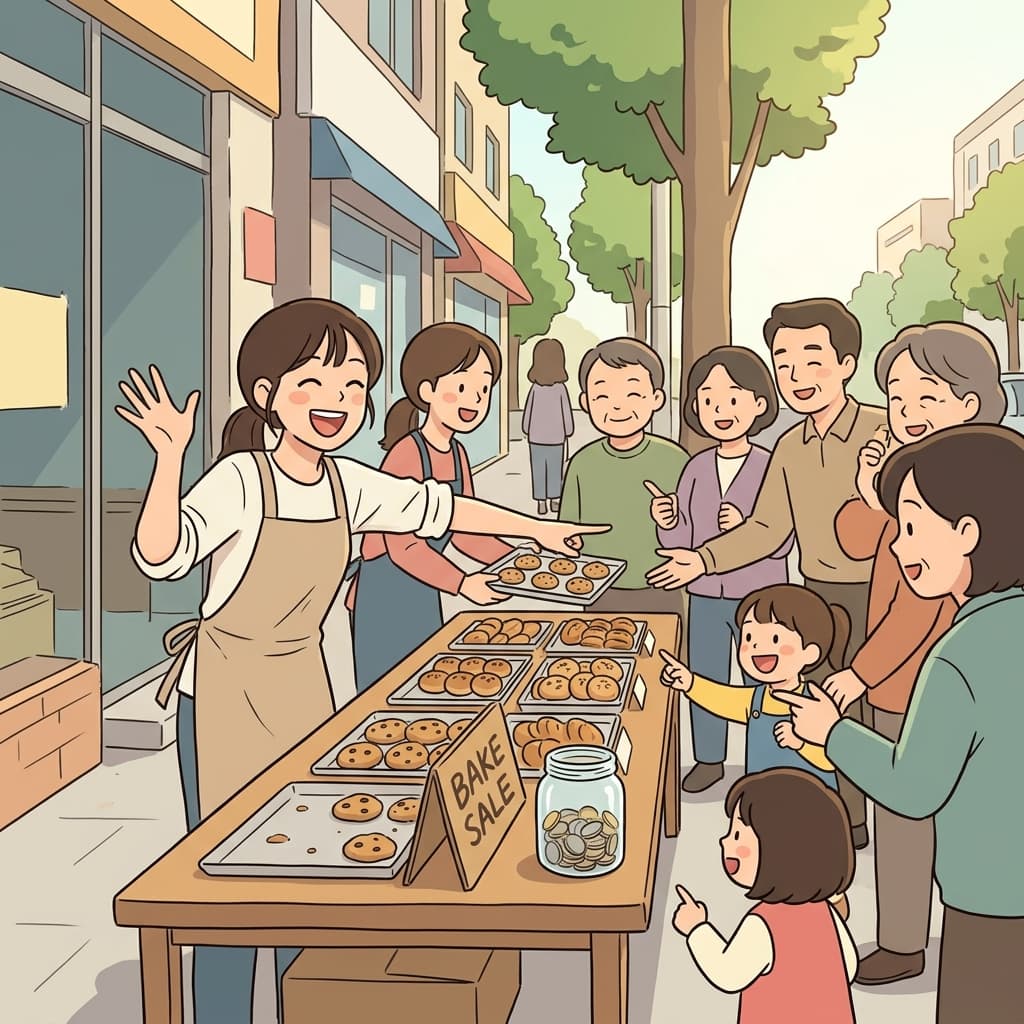 그녀의 '하면 된다' 정신 덕분에 망해가던 빵 판매가 대박 났다.