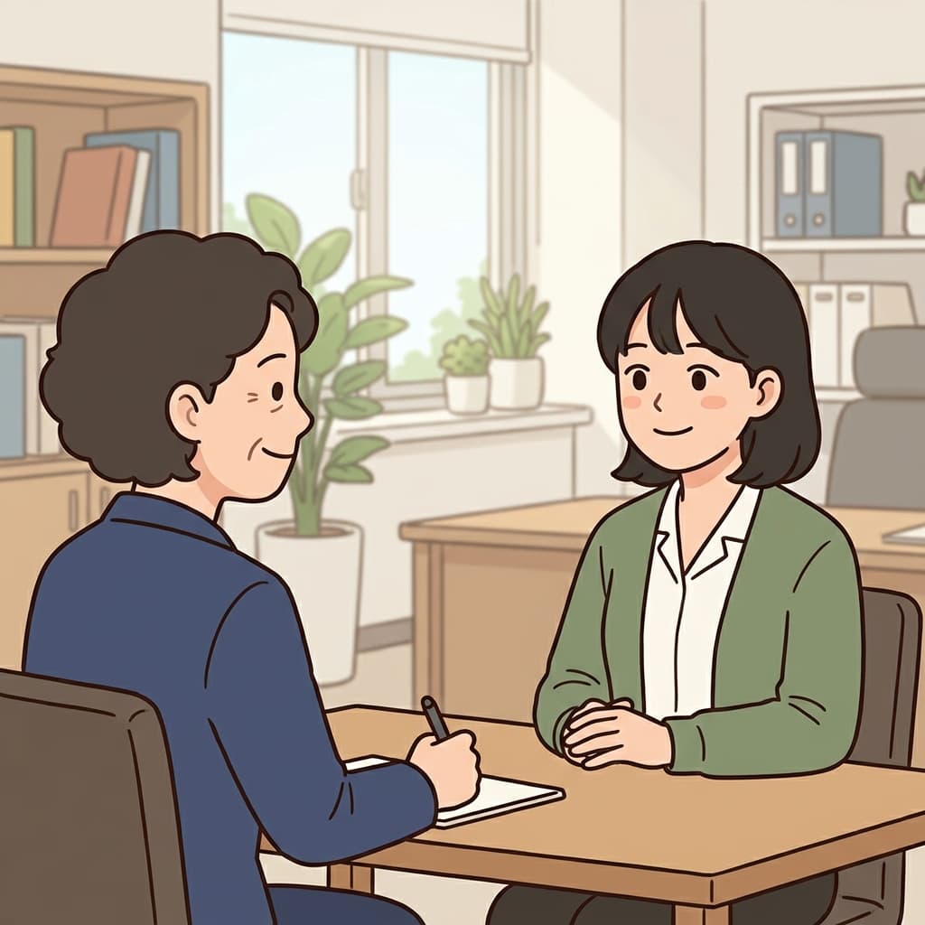 그녀는 면접관의 질문에 솔직하게(candidly) 대답했다.