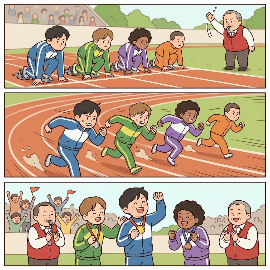 졸업식 선언과 동시에, 항의의 목소리가 울려 퍼진다!