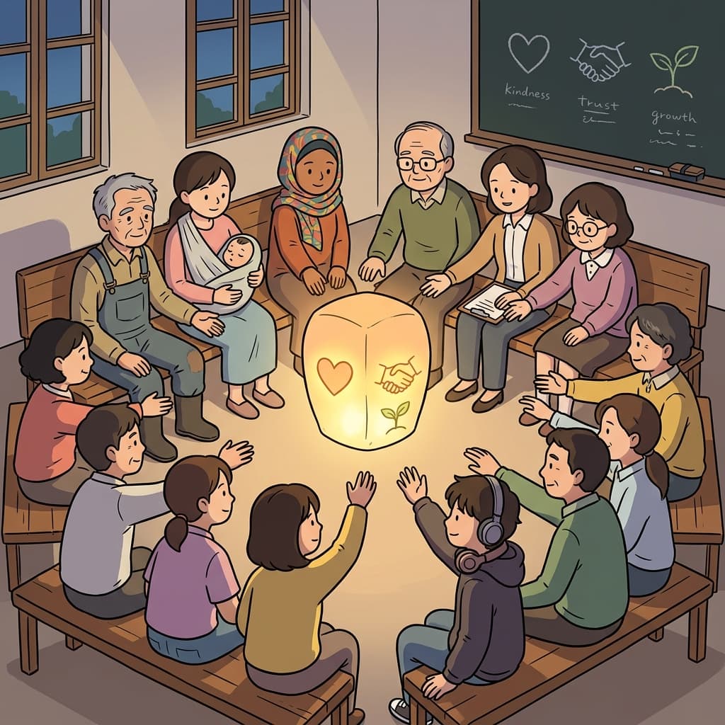 동네 회의에서 사람들이 결국 같은 걸 중요하게 여긴다는 걸 알게 됐다.