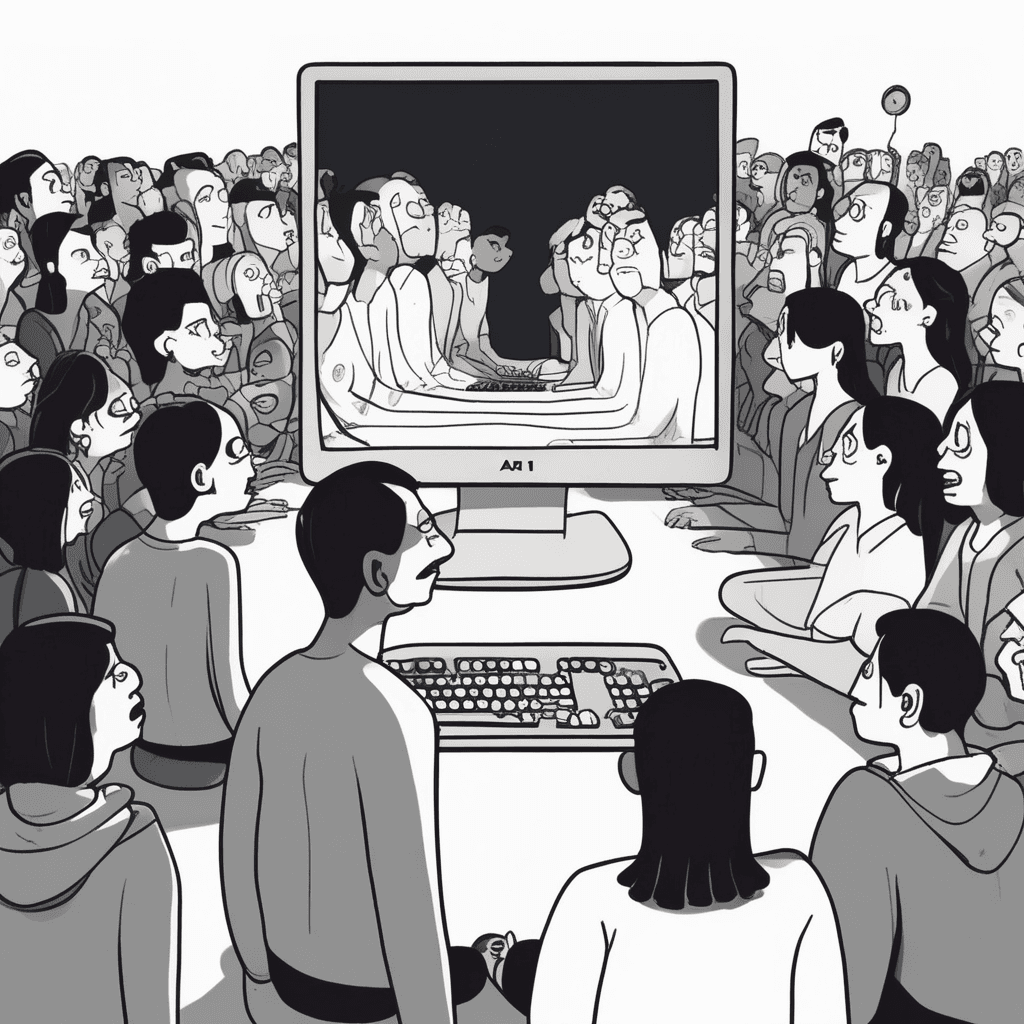 컴퓨터로 펠트펜 그림을 그리니까 너무 매력적이어서 모두가 빠져들어!