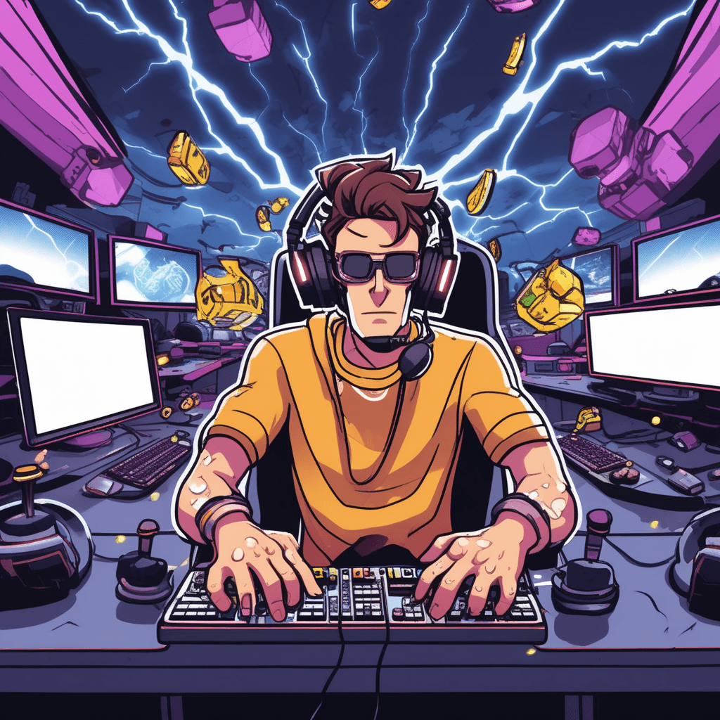 컴퓨터로 피튀기며 턴하는 게임 고수! 이게 바로 진짜 능력이지!