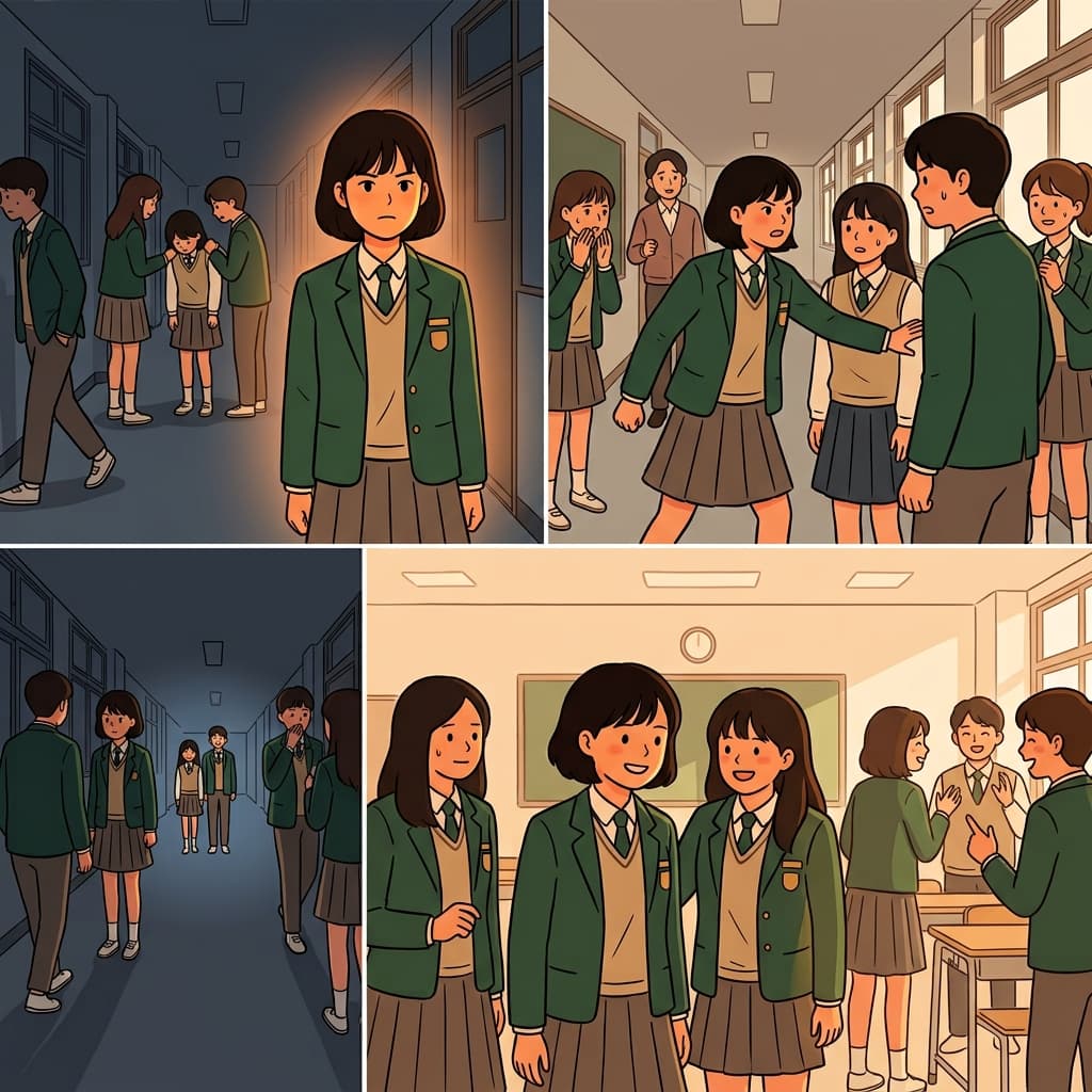 그녀의 굳은 도덕적 신념은 모두가 침묵할 때도 용기 있는 행동으로 이어졌다.