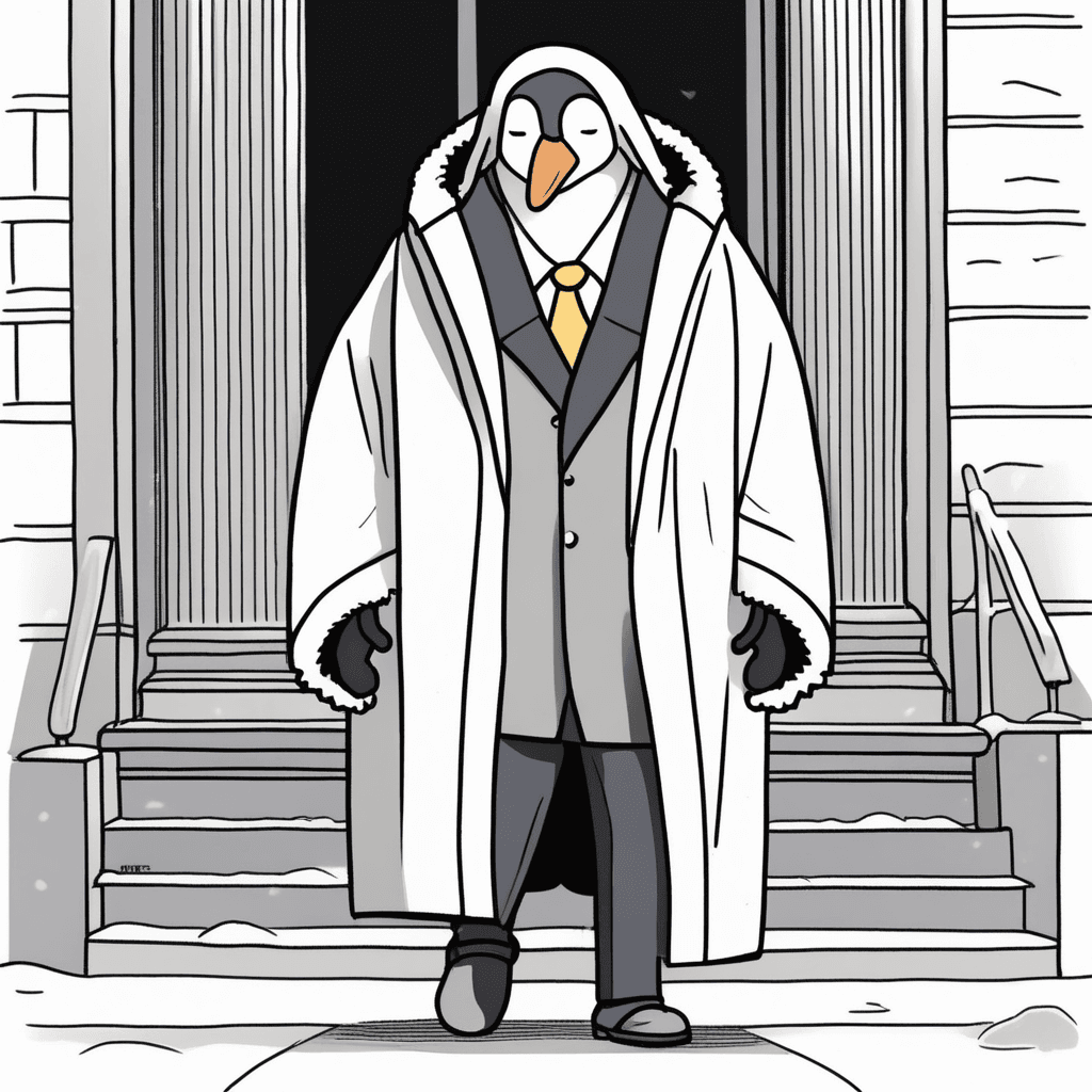 코트 입고 법정(court) 가는 날, 너무 떨려서 코트만 자꾸 만져!