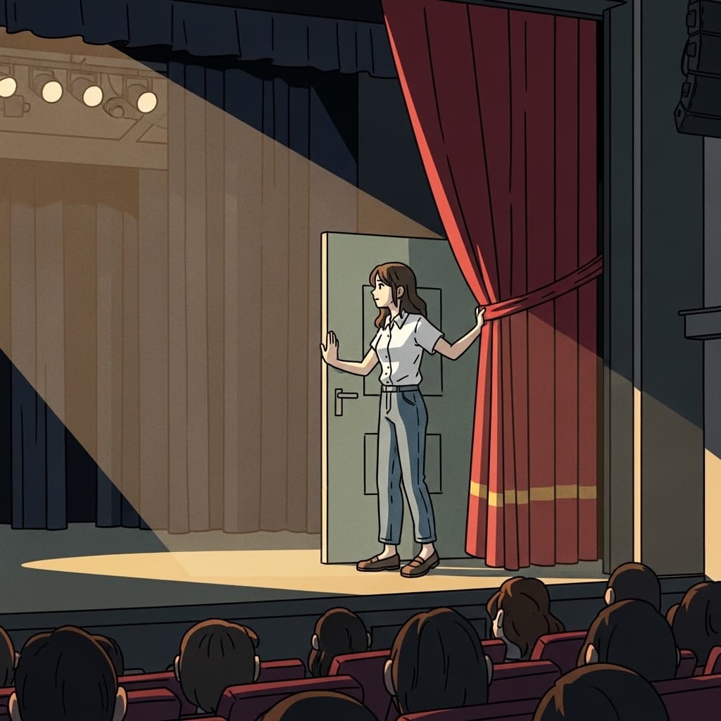 막이 오른다 — 데뷔는 그녀가 연습한 모든 것이 현실이 되는 순간이다.