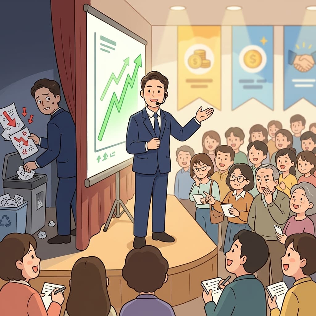 그 기만은 너무 설득력 있었다 — 수백 명이 가짜 투자 약속으로 모든 것을 잃었다.