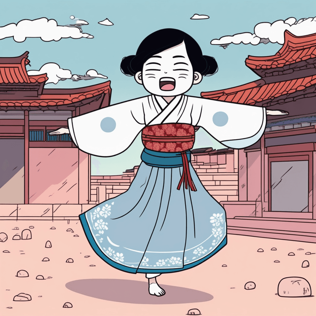 델리에서 리 엄마가 더위에 정신이 혼미해져서 헛것을 보고 있어요!