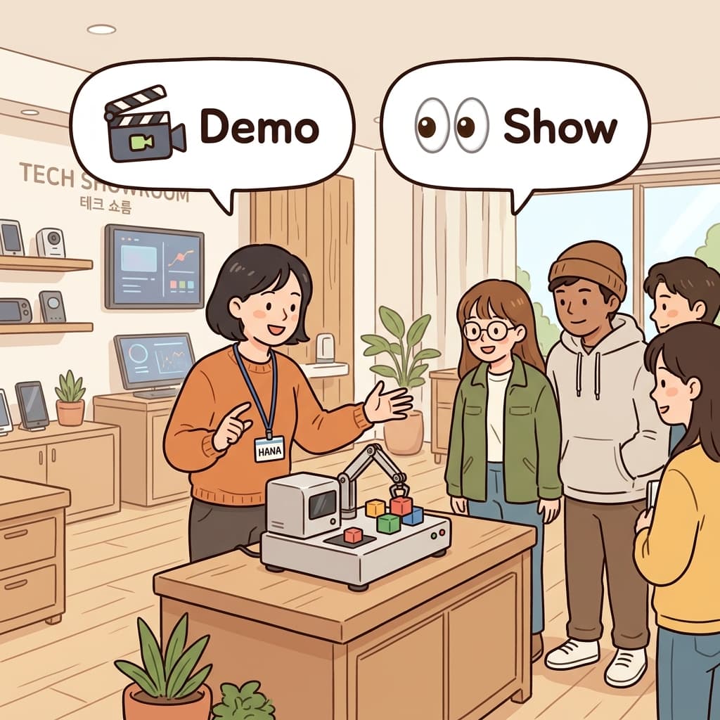 강사는 아무도 사용하기 전에 새 기계를 직접 시연했다.