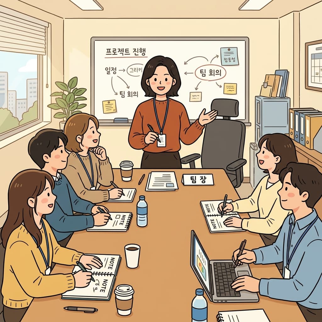 부책임자는 관리자가 자리를 비운 동안 회의를 진행했다. (대표(Deputy) 대신 일한다. → 대리인, 부관)
