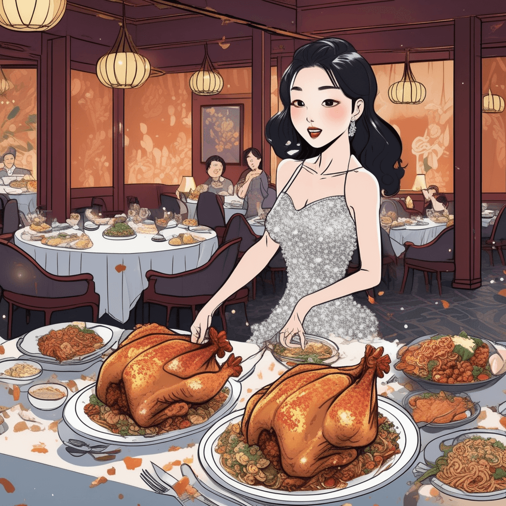 디바 와서 모든 음식을 다 먹어치운다!