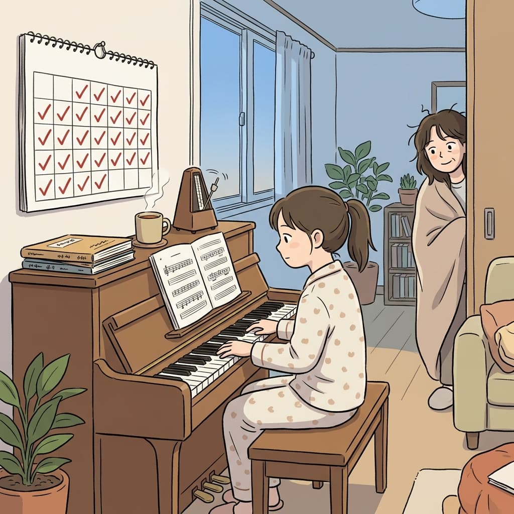 매일 새벽 피아노 연습, 그 꾸준함이 진짜 실력을 만들었다.