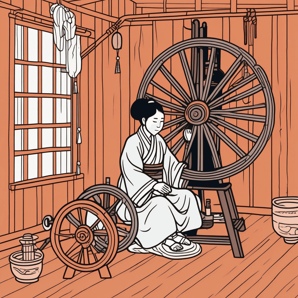 디심(깊은 마음)을 물레방아처럼 돌려돌려 숨기고 있어요!