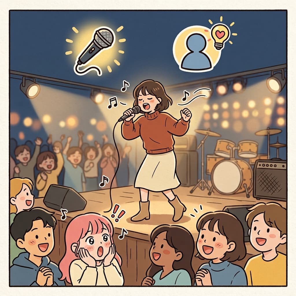 그 가수의 독특한 목소리는 누구나 바로 알아볼 수 있게 했다.