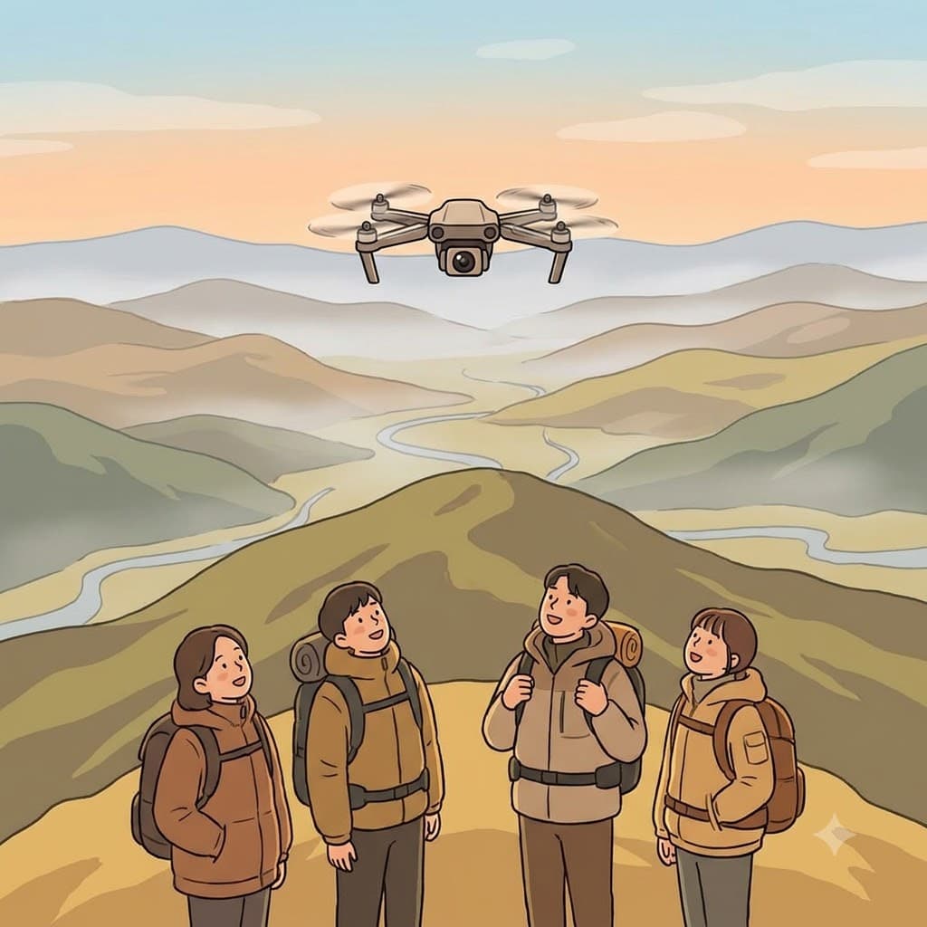 드론이 웅웅~ droning 소리!