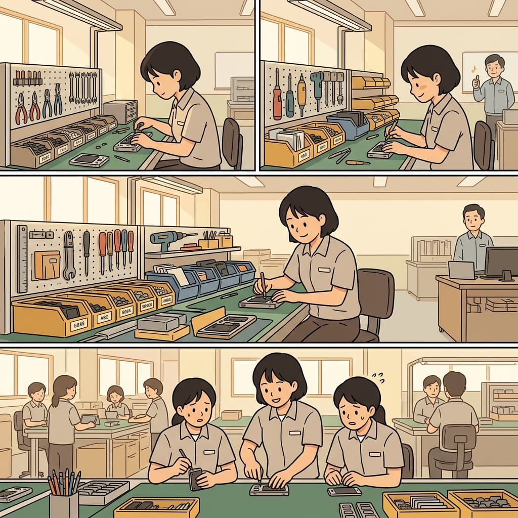 효율성과 충분한 자원, 그리고 뛰어난 숙련도는 직원이 훌륭한 성과를 내는 데 도움이 되었다.