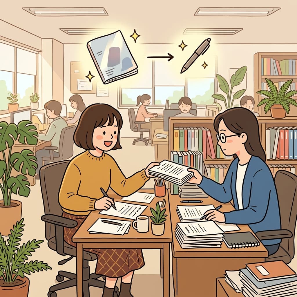 그 기자는 경력 내내 한 잡지에서만 전속으로 활동했다.