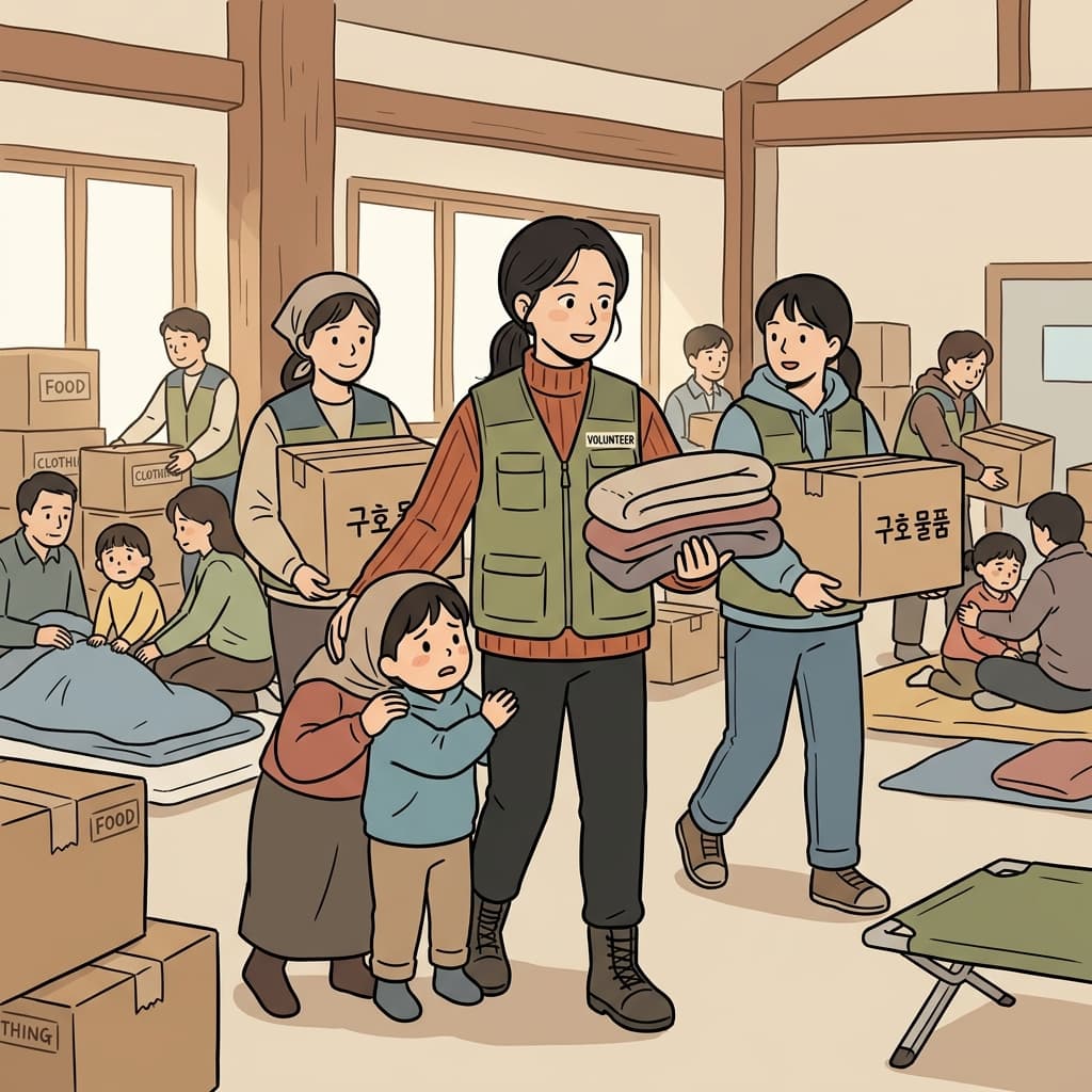 그녀의 행동은 위기 속에서 진정한 리더십을 잘 보여 주었다.