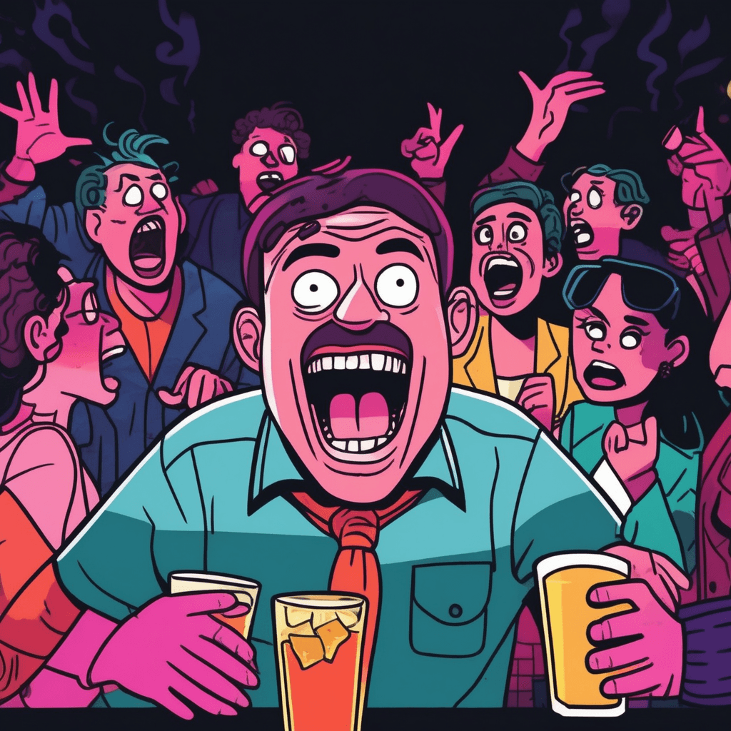 농담하다 목이 메어, 공포가 웃음을 삼켜버려!
