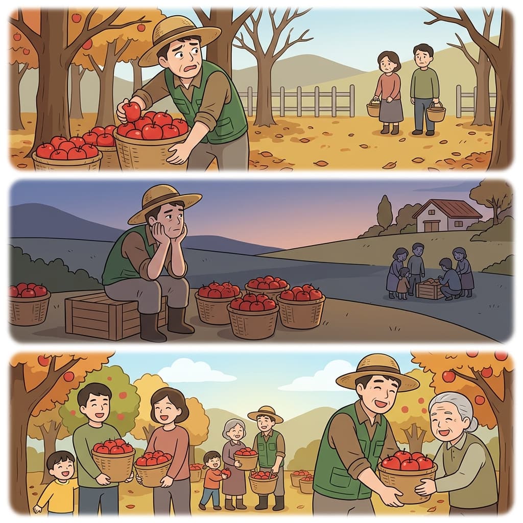 탐욕은 그가 필요한 것보다 더 많이 갖게 했지만, 나눔은 모두를 성공하게 했다.