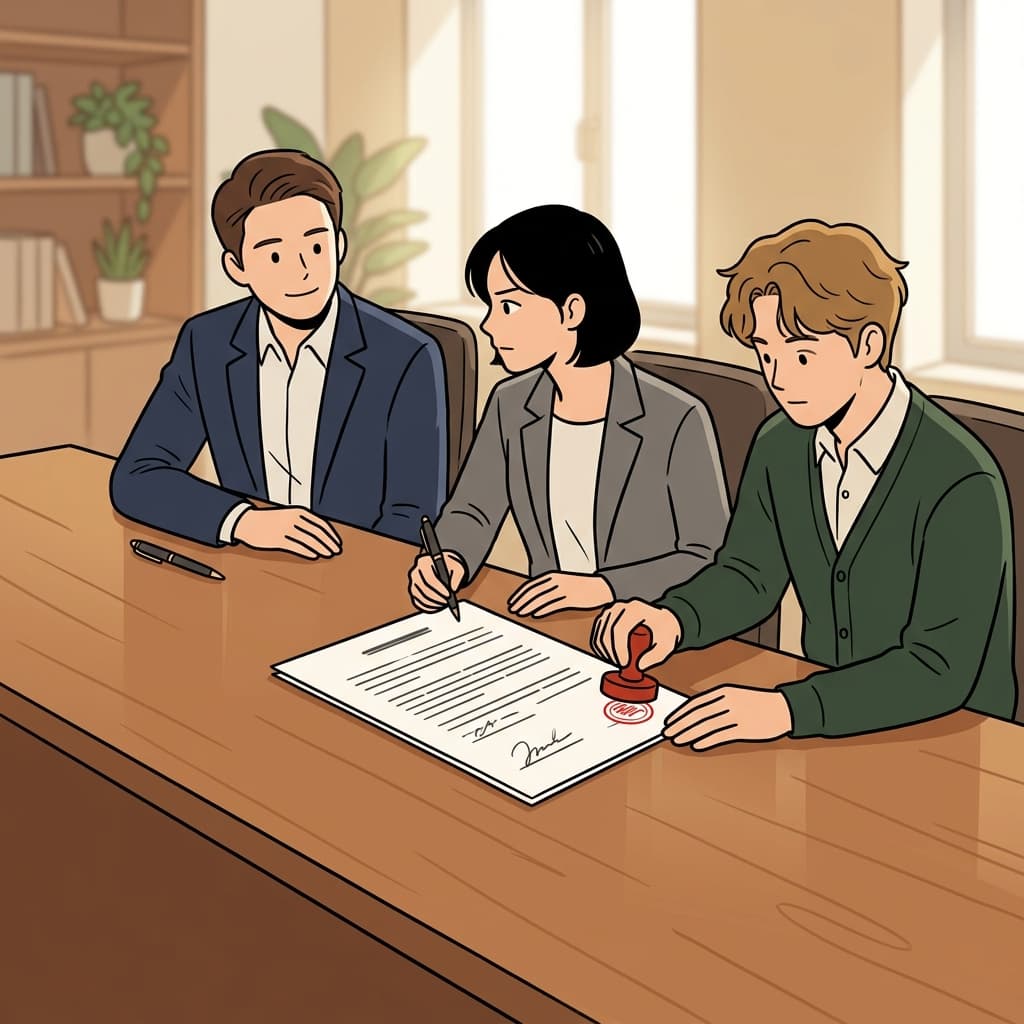 모두가 동의할 때까지 보증은 없다 — 그리고 법령으로 봉인한다.