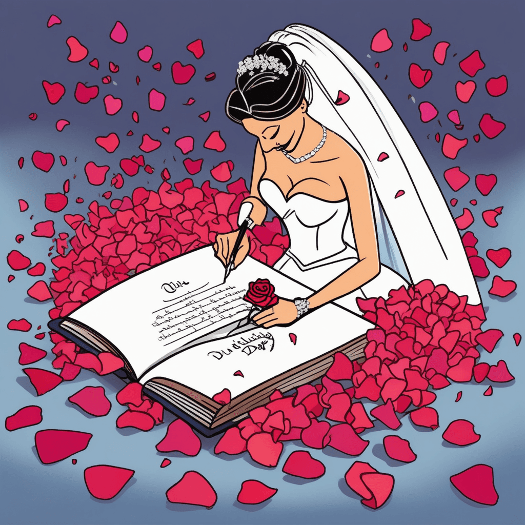 웨딩의 제목이 꽃잎처럼 퍼져간다!