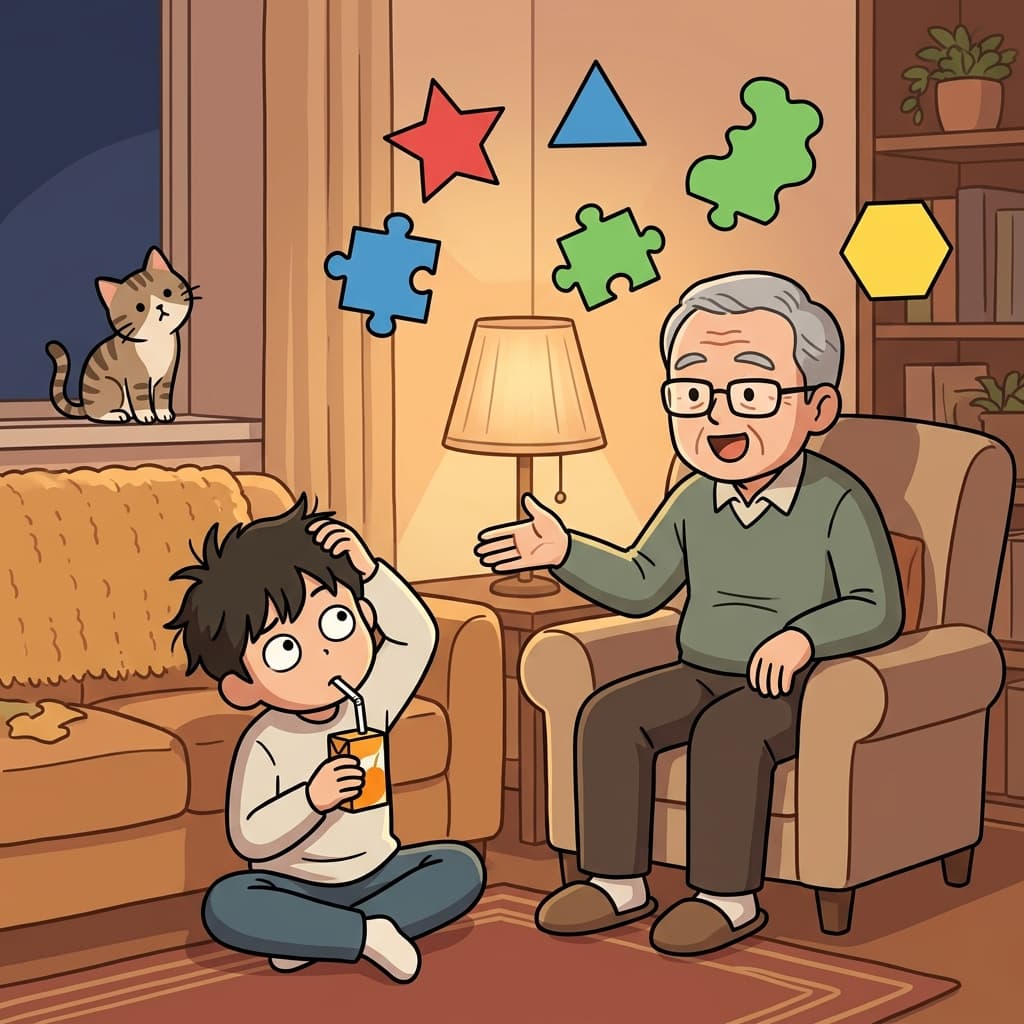 그가 횡설수설해서 무슨 말인지 하나도 못 알아들었다. (인코히어런트 → '인코(in)+ 코히어런트(연결됨)' → 연결이 안 된 말, 횡설수설)