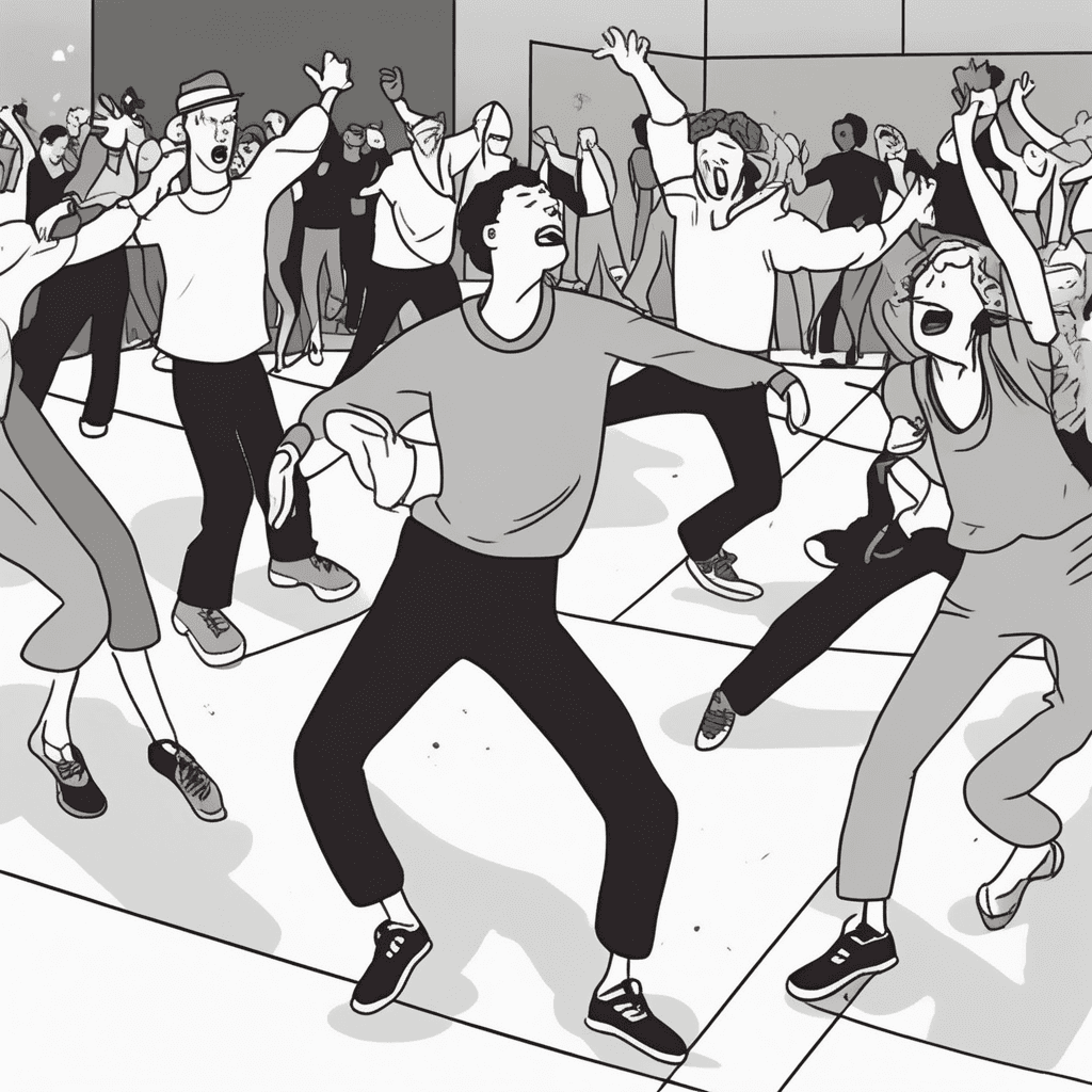 인간이 그루브에서 완전히 어긋났다! 모든 게 따로 논다!
