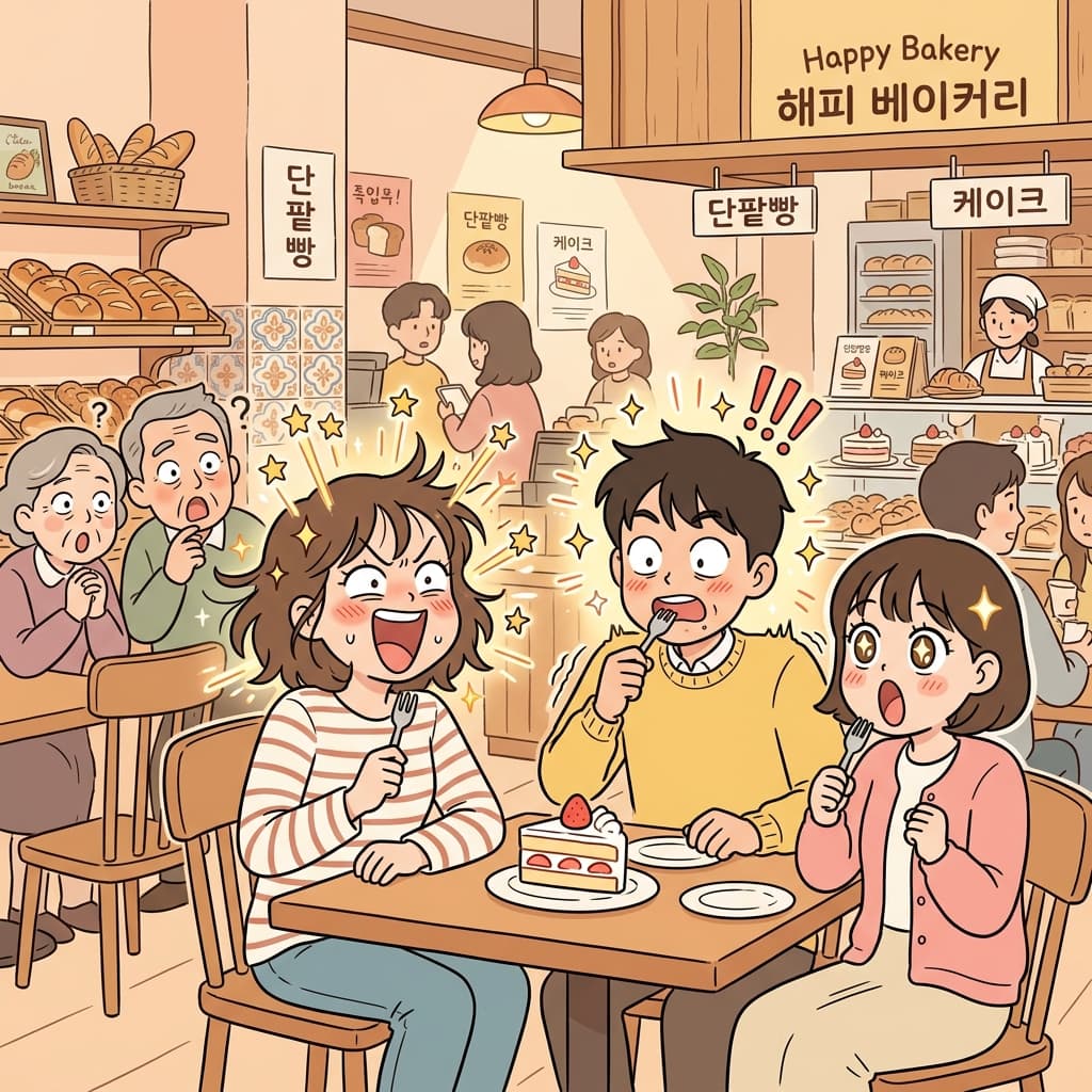 그 케이크는 모두가 한 조각 더 원할 만큼 엄청난 맛을 가지고 있었다. (인크레더블 → in(not) + credit(믿음) → “믿음을 줄 수 없을 정도의 느낌”)