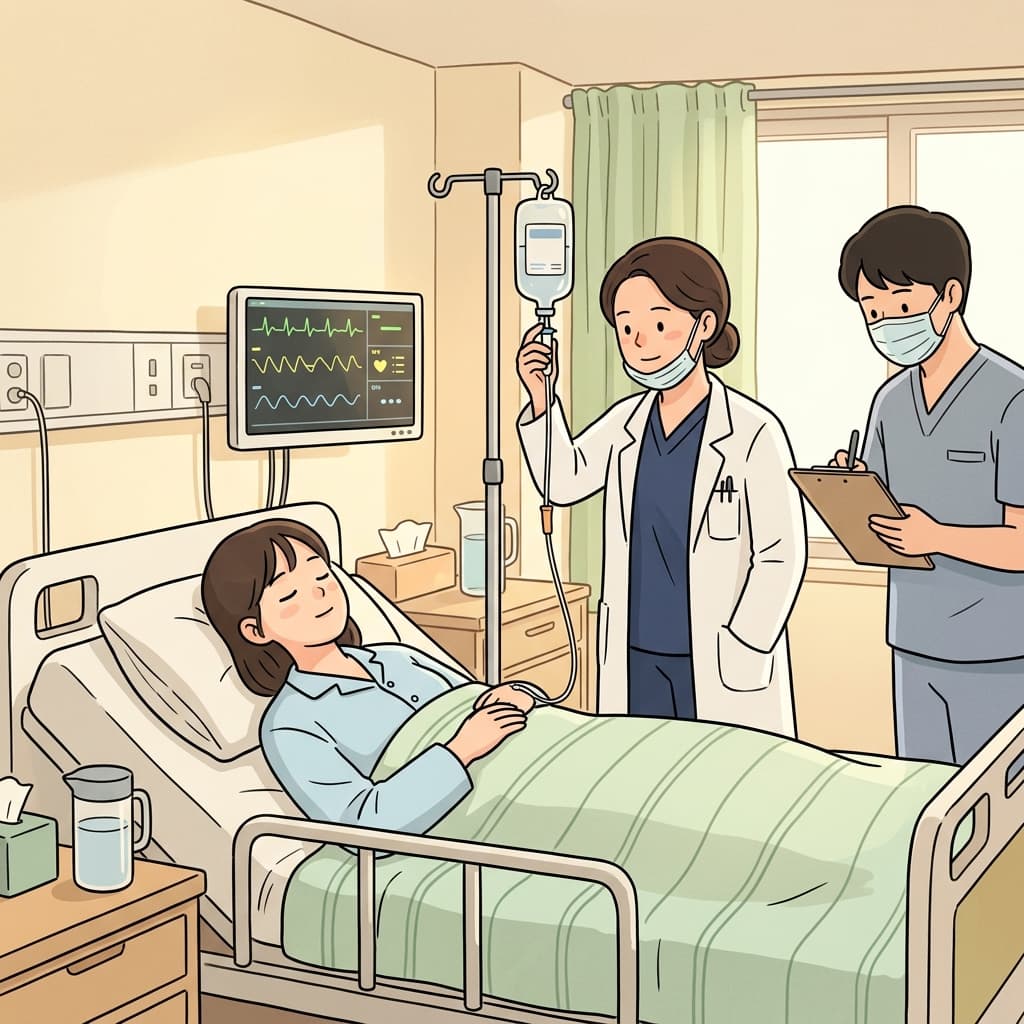 그 약은 치료가 시작된 지 몇 분 만에 수면을 유도하는 역할을 했다.