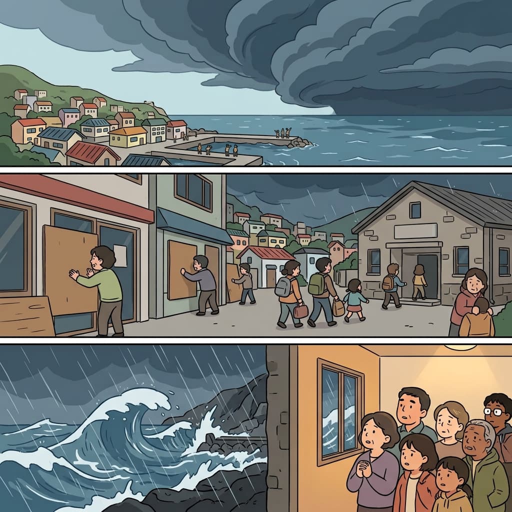 폭풍은 결국 불가피하게 닥쳤고, 피할 수 없이 번졌으며, 그 파괴력은 누구도 부정할 수 없었다.