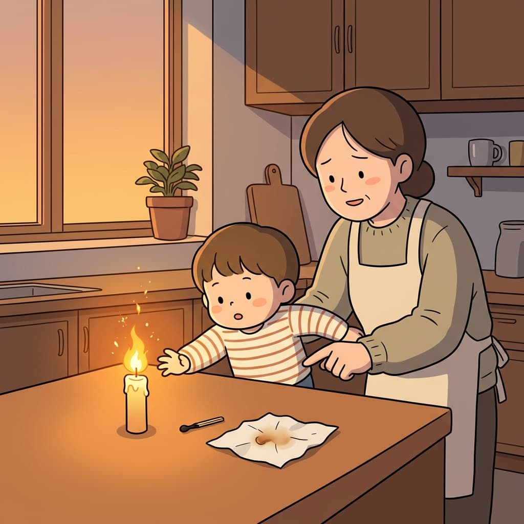 불은 원래부터 위험한 거야. 작은 불씨 하나도 다 태워버려.