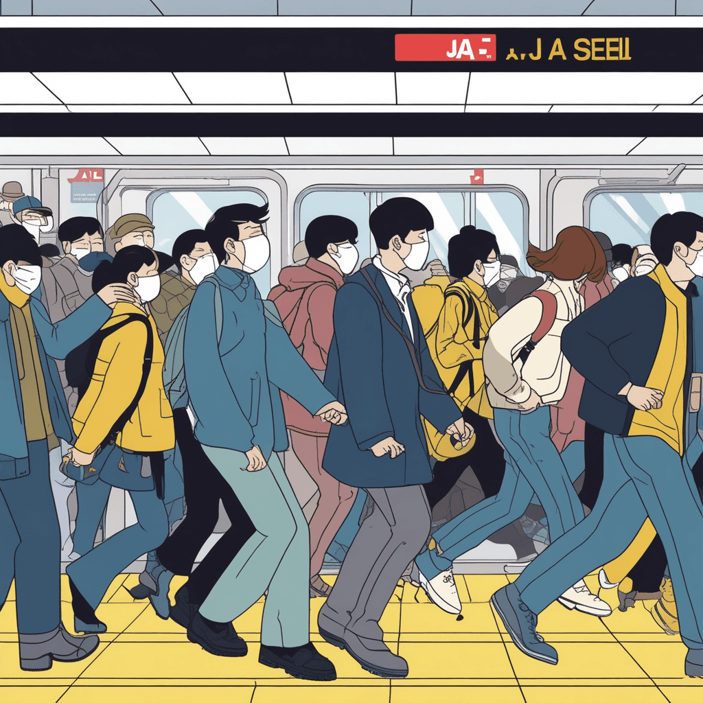 지하철에서 '자슬'이가 자꾸 슬그머니 밀치고 다닌다!