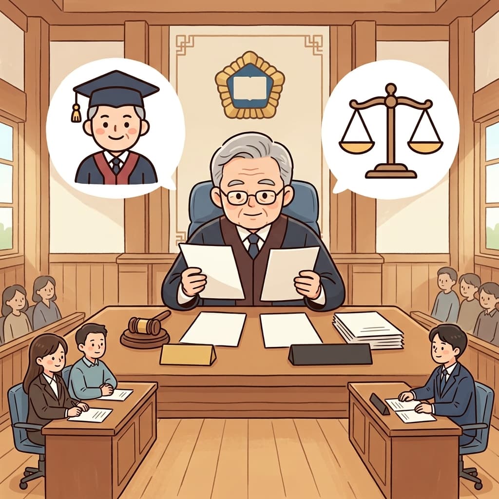 판사는 모든 증거가 제시될 때까지 사건을 판단하지 않았다.