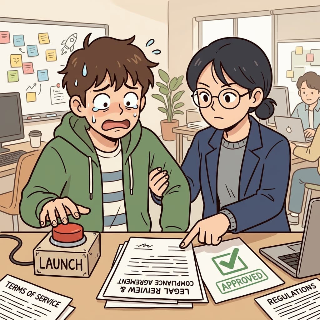 그는 계획을 진행하기 전에 그것이 합법적인지 확인했다.