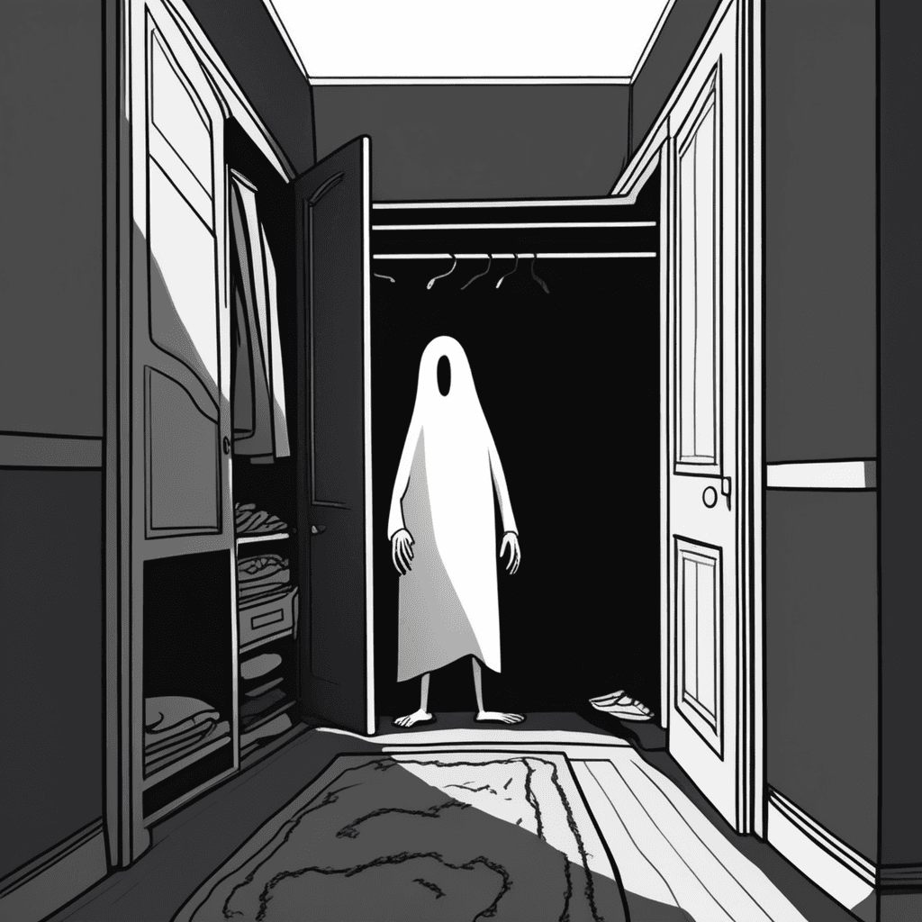 룸(room)에서 갑자기 거대한 그림자가 어렴풋이 나타났다!